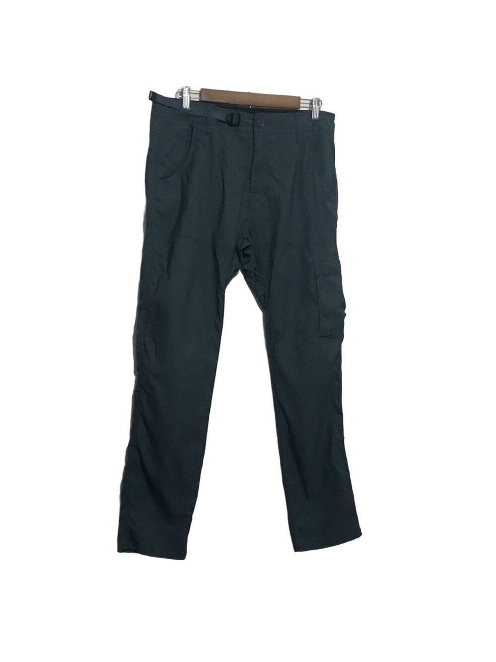 Prana Men's Stretch Zion Dark Teal Utility Hiking Pants 34X32